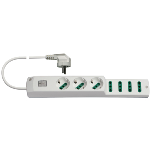 Power Strip 3 Outlets 4 USB Ports With Switch For Home Office Use - Product Image 1
