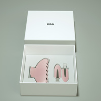Emballage d'accessoires de bijoux en relief biodégradables Boîtes blanches de luxe de conception personnalisée avec couvercle