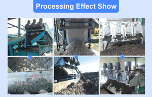 Presse à vis durable pour le traitement des eaux usées industrielles, machine de déshydratation des boues, presse à boue, grande capacité - Product Image 5