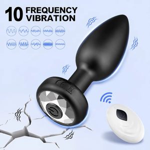 Plug Anale Elettrico in Silicone, Massaggiatore Prostatico, Vibratore Dildo per Uomini e Donne, Masturbatore - Product Image 2