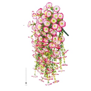 Grandes Flores Artificiales de Gloriosa de Seda de 29.5 Pulgadas para Colgar en la Pared, Decoración para el Hogar, Bodas y Patios - Product Image 5