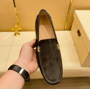 Mocassins en cuir pour hommes, chaussures de conduite basses à enfiler, antidérapantes, respirantes, légères, printemps-été, vente en gros, chaussures classiques - Product Image 3