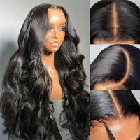 Pelucas de Cabello Humano con Frente de Encaje Transparente HD 13x6, Cabello Brasileño con Cutícula Alineada, 250% de Densidad, 40 Pulgadas, Liso Extremo, para Mujeres Negras