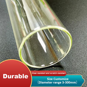 Заводская изготовленная на заказ круглая боросиликатная прозрачная стеклянная трубка высокая термостойкость - Product Image 3