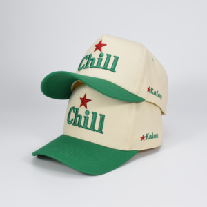 2025 Exclusive Unisex Two Tone Retro 3D Embroidery <strong>5</strong> <strong>Panel</strong> 100% Cotton Baseball Caps Performance Sports <strong>Hats</strong> <strong>Customized</strong> <strong>Your</strong> <strong>Own</strong> - Product Image 1