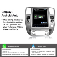 Pantalla Estéreo para Auto con Android 15 y Carplay para Infiniti QX56 Nissan Armada 2004-2010, Radio para Auto, GPS, Navegador, Unidad Principal, Reproductor Multimedia