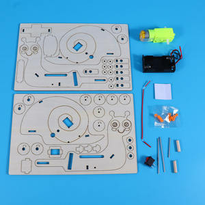 Kit d'expériences scientifiques primaires et secondaires, Modèles scientifiques de physique, Jouet escargot, Jouet DIY pour étudiants, Jouets d'ingénierie scientifique en bois et plastique - Product Image 2