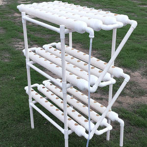 Système de culture hydroponique vertical multi-niveaux, étagère de culture pour la production de légumes, herbes et micro-légumes sur balcon intérieur - Product Image 1