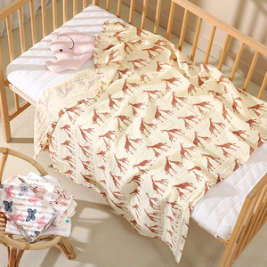 <span class=keywords><strong>Serviette</strong></span> de Bain Enfant en Mousseline de Coton Double Épaisseur Personnalisable – Idéale pour l'Emmaillotage du Nouveau-né - Product Image 1