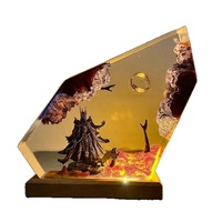 Lampe en résine transfrontalière, cadeau, Seigneur des Anneaux, Sauron, veilleuse pour chambre à coucher, modèle chinois LY317, livraison directe disponible