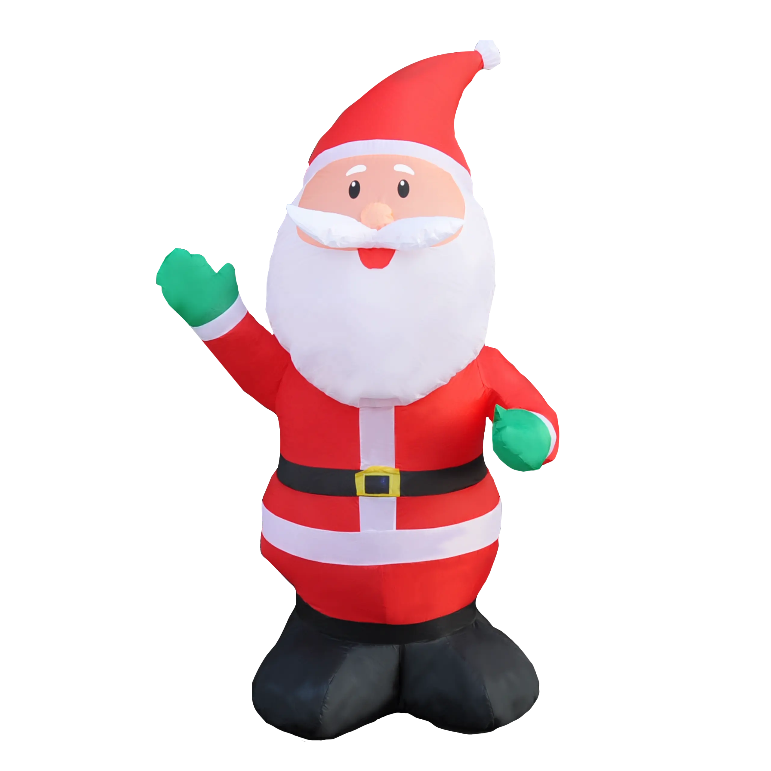 6 피트 산타 클로스 풍선 크리스마스 장식 녹색 장갑 야외 파티 장식 및 장식 크리스마스 용품