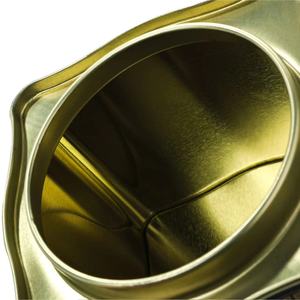 Venta al por mayor Hermético Ondulado Vacío Metal Hojalata Recipiente de té Lata de té suelta con doble tapa - Product Image 5