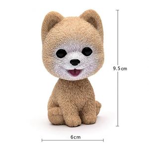 <span class=keywords><strong>Personnalité</strong></span> voiture accessoires résine artisanat secouant la tête chien conception personnalisée mignon Bobblehead Animal Statue ornement - Product Image 2