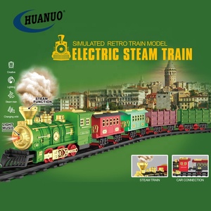 Modelo de Tren Retro Simulado, Juguete de Tren de Vapor Eléctrico con Juego de Vías - Product Image 3