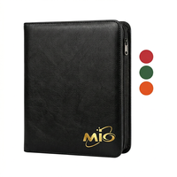 Classeurs MIO à chargement par le haut, 9 pochettes, 288+ cartes, dossier en PU pour jeux de cartes TCG, fermeture éclair, 10,8x6,3cm, épaisseur 9,3mm, cartes de visite