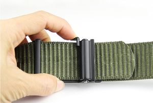 Full Adjustable Men's Nylon Ratchet Web <strong>Belt</strong> 1.25inch Nylon Duty Web <strong>Work</strong> <strong>Belt</strong> with Automatic Slide Buckle for Comfortable Fit - Product Image 3