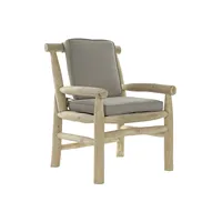 Siège en polyester gris clair SILLON avec hauteur 92 cm, largeur 65 cm, profondeur 80 cm