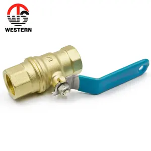 China Hersteller Lieferant FXF NPT Gewinde 1/4-2 Zoll Sand poliert Voll anschluss geschmiedet Messing Dn50 KITZ Typ Kugel hähne