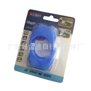 Lampe de vélo LED en silicone de sixième génération, étanche IPX4, 6 modes, noir, rouge, bleu, blanc, jaune, vert - Product Image 3