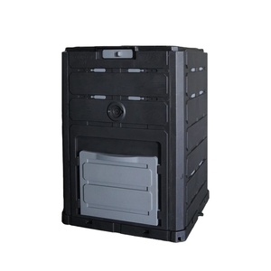 Nouvel Arrivage <span class=keywords><strong>Composteur</strong></span> Grand Format 300L (80 Gal) <span class=keywords><strong>en</strong></span> PP Effet <span class=keywords><strong>Bois</strong></span>, Design Esthétique, Breveté, avec Base Scellée Anti-Rongeurs - Product Image 1