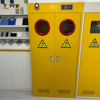 Meubles de laboratoire, armoire de stockage de gaz chimique tout en acier pour l'industrie