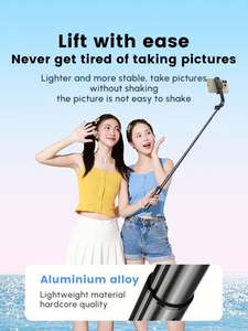 UGREEN LP848-45300 Selfie <b>Stick</b>, Extendable Selfie <b>Stick</b> Tripod With Wireless Remote and Tripod Stand - Product Image 5