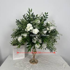DKB Tela Artificial Rosa Boda Bola Decoración Multi-Ocasión Flor Centro de mesa Navidad Graduación Easter-OEM Bienvenido Uso en el hogar - Product Image 2