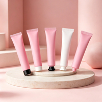 Spot Goods 20ml Rose Givré Mat Cosmétique Emballage Bouteille 20gml En Plastique Vide Squeeze Tip Trial Pack pour Rouge À Lèvres Lipgloss