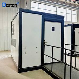 Prefab wc sizes/western toilet/mobile shipping public <b>small</b> container with toilet Refugee Camps - Product Image 5