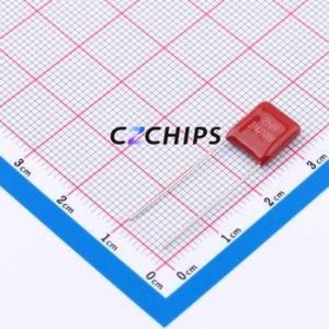Condensador de película de polipropileno (CBB) CFC2A374JD1I090B1100, componente de montaje en orificio (THT), paso de 7.5 mm, 370 nF, 5%, 100 V - Product Image 1