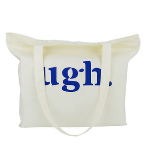 Custom Printed Eco-Friendly Reusable Cotton Canvas Shopping Shoulder <b>Bag</b> with <b>Rope</b> Handle Daily Use - Product Image 4