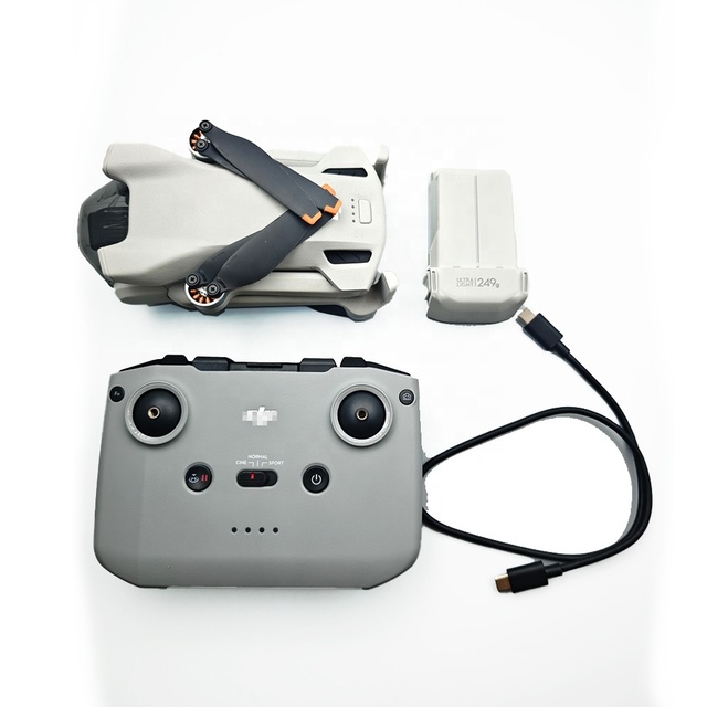 Used Mini 3 Commercial Drone with 4K Camera GPS+Galileo+BeiDou Remote Control 10KM Transmission Plastic Construction