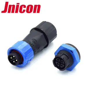 M16 male female 2 3 4 5 poles IP67 panel mount connector