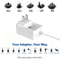 Adaptador de Corriente CA/CC MYIXI de 2 Pines, Entrada 100-240V, Salida 6V 4A, 12V 2A, 14.5V 1.65A, 19V 1.2A, Conector para TV, 3m, PC ABS, Certificado CE