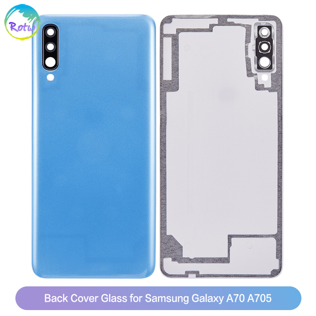 Replacement Back Cover Glass With Camera Lens for Samsung Galaxy A70 (A705 / 2019)
