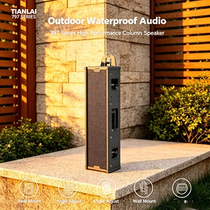 Columna de Sonido PA para Exteriores TIANLAI Serie 797, Resistente al Agua, 797-80 Gris, Altavoz de Pared para Proyectos de Ingeniería - Product Image 2