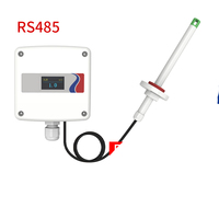 Capteur de vitesse du vent en Pipeline type fendu transmetteur d'instruments de mesure de la vitesse du vent et du volume d'air RS485 industriel de haute précision