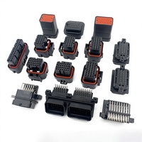 Connecteur automobile rectangulaire mâle/femelle 26/34 broches IP68 3-1437290-7 / 4-1437290-0, prise de faisceau de câblage 6437288-Pin Socket Made