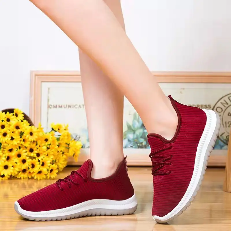 simple trend casual shoes running youth fashion tide shoes thin style breathable mesh surface sneakers