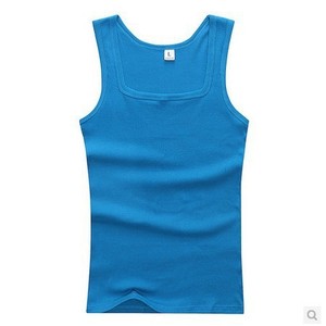 Commercio all'ingrosso di alta qualità abbigliamento da lavoro elastico sottile da palestra a coste <span class=keywords><strong>canotta</strong></span> multicolore in cotone tinta unita - Product Image 4