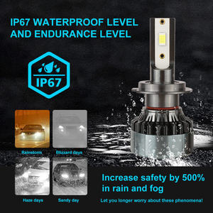 Ampoule de phare à LED bicolore H4 H11 9005 H7 sans ventilateur phares de voiture <span class=keywords><strong>Maybach</strong></span> Meilleurs phares à LED modifiés Vente - Product Image 3