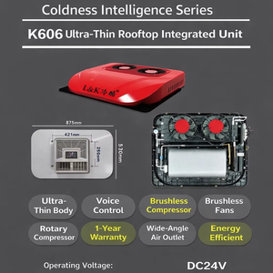 Climatisation électrique 12v 24v pour semi-remorque, caravane, kit de climatisation, climatisation silencieuse pour camion, climatisation de fenêtre pour voitures, climatisation de camion - Product Image 1