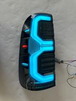 Pour Hilux Vigo 2011 2012 2013 2014 2015 : Nouveau design de feux arrière à LED, couleurs rouge, vert, bleu, avec cache fumé