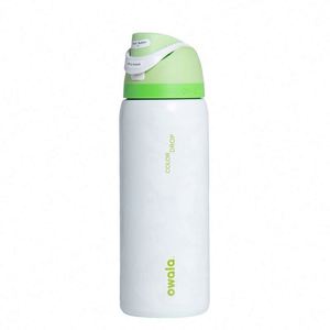 Vaso Térmico Owala Verde Aguacate Personalizado de Fábrica, Botella de Agua Deportiva de Doble Capa con Aislamiento al Vacío para Exteriores, Venta al Por Mayor - Product Image 6