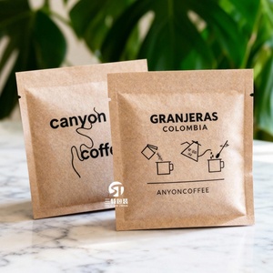 Custom Logo Kraft Paper WellnessTea Zipper Packaging <b>Bag</b> Heat Seal Three <b>Side</b> Seal Food Grade Packaging <b>Small</b> Quantity - Product Image 6