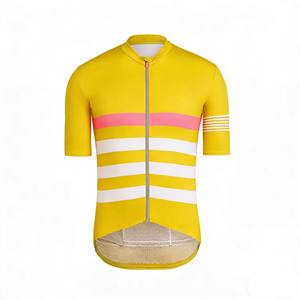 Maillot de Ciclismo Unisex con Rayas Coloridas y Transpirables, Ropa de Ciclismo Profesional, Ropa Deportiva, Equipamiento para Ciclismo de Larga Distancia, Personalización al por Mayor - Product Image 2