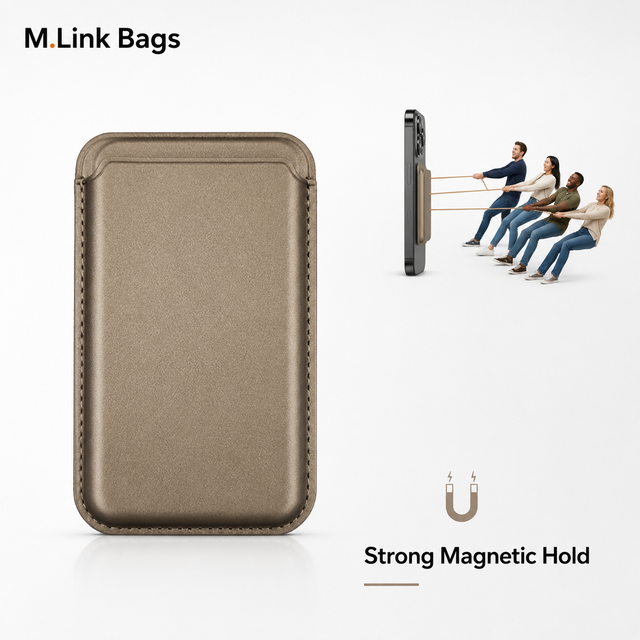 Premium PU Leather Magnetic Wallet Case for iPhone 15 14 MagSafe Card Holder Slim Phone Wallet Bulk Supply