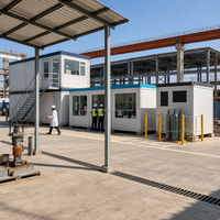 Bâtiment de bureau modulaire préfabriqué en acier de 20 pieds à assemblage rapide pour chantier