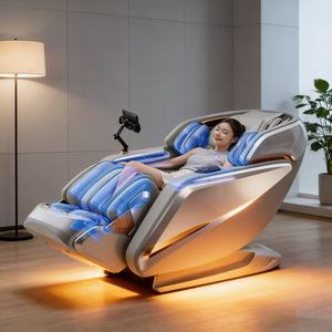 Space Capsule 4D Foldable <b>Chair</b> with Zero Gravity & Stretch Lumbar Heat & Timing Control-Luxury Home Use - Product Image 3
