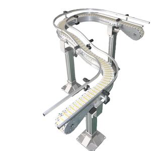 Maxsen yüksek kalite ayarlanabilir hız esnek zincirli konveyör en çok satan endüstriyel plastik bant konveyör - Product Image 6